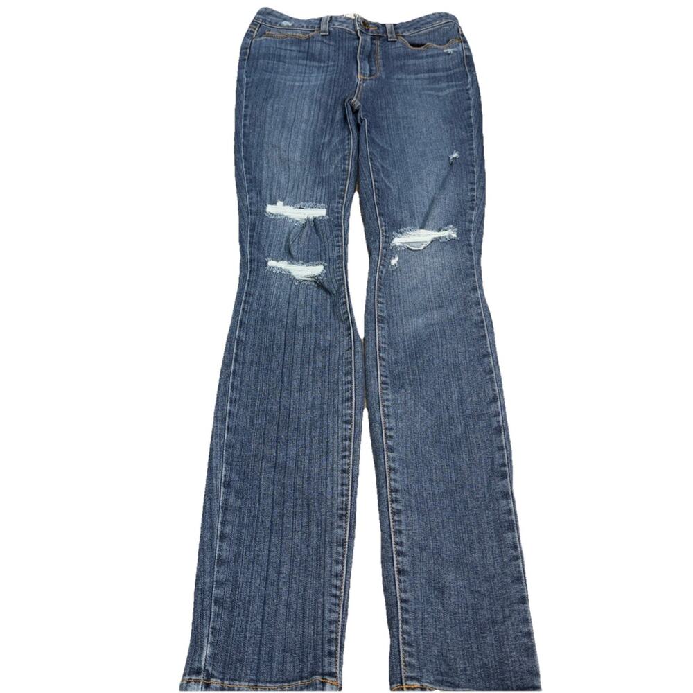 PAIGE Hoxton Ultra Skinny Distressed Jeans Women’s 4/27 Medium Wash
